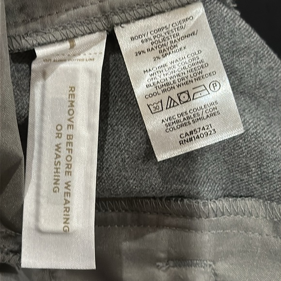 NWOT Loft Gray Dress Pants Large Petite - Picture 6 of 6